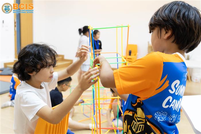 More from the team-building challenge 1