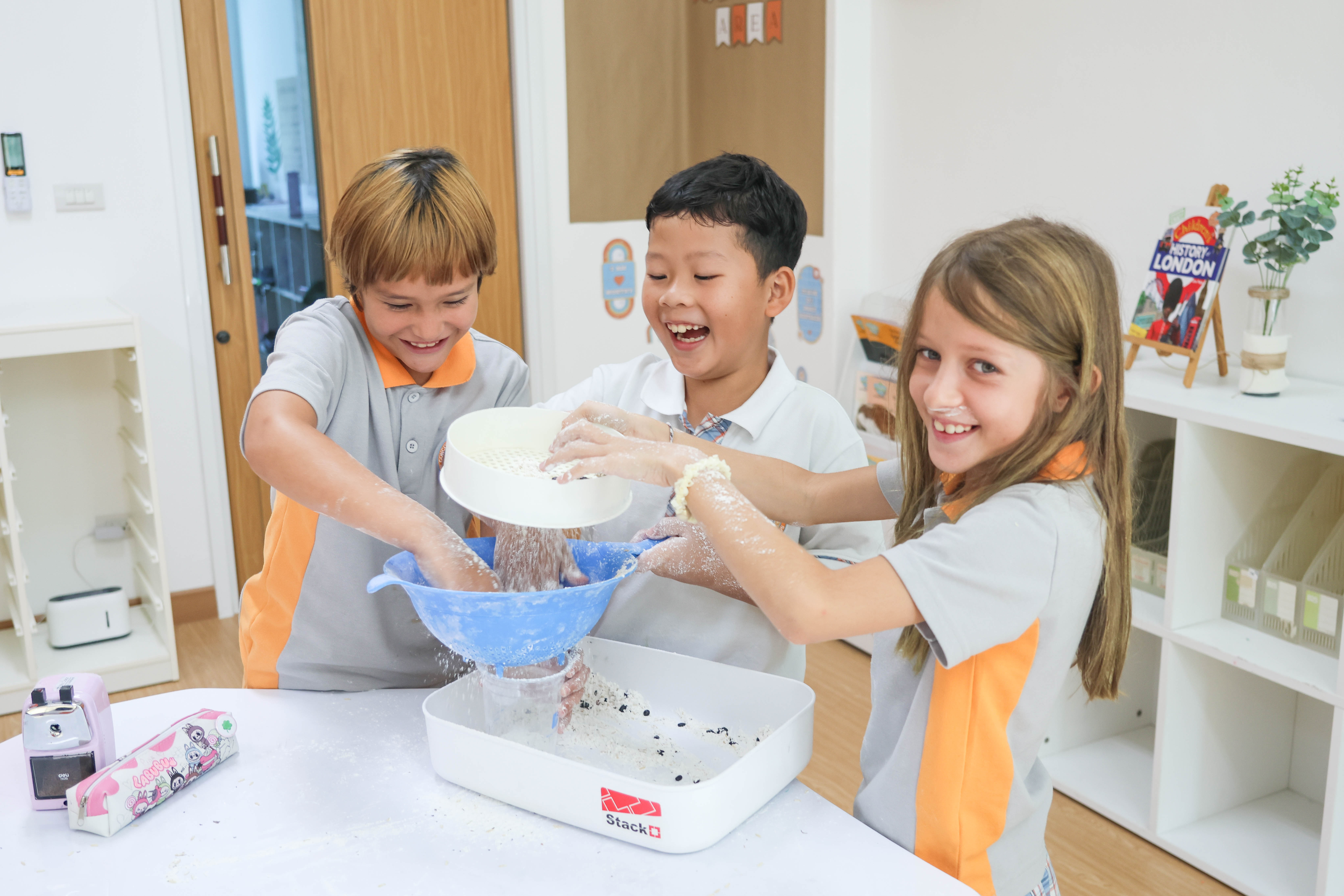 BCIS students in a hands-on enquiry-based learning activity