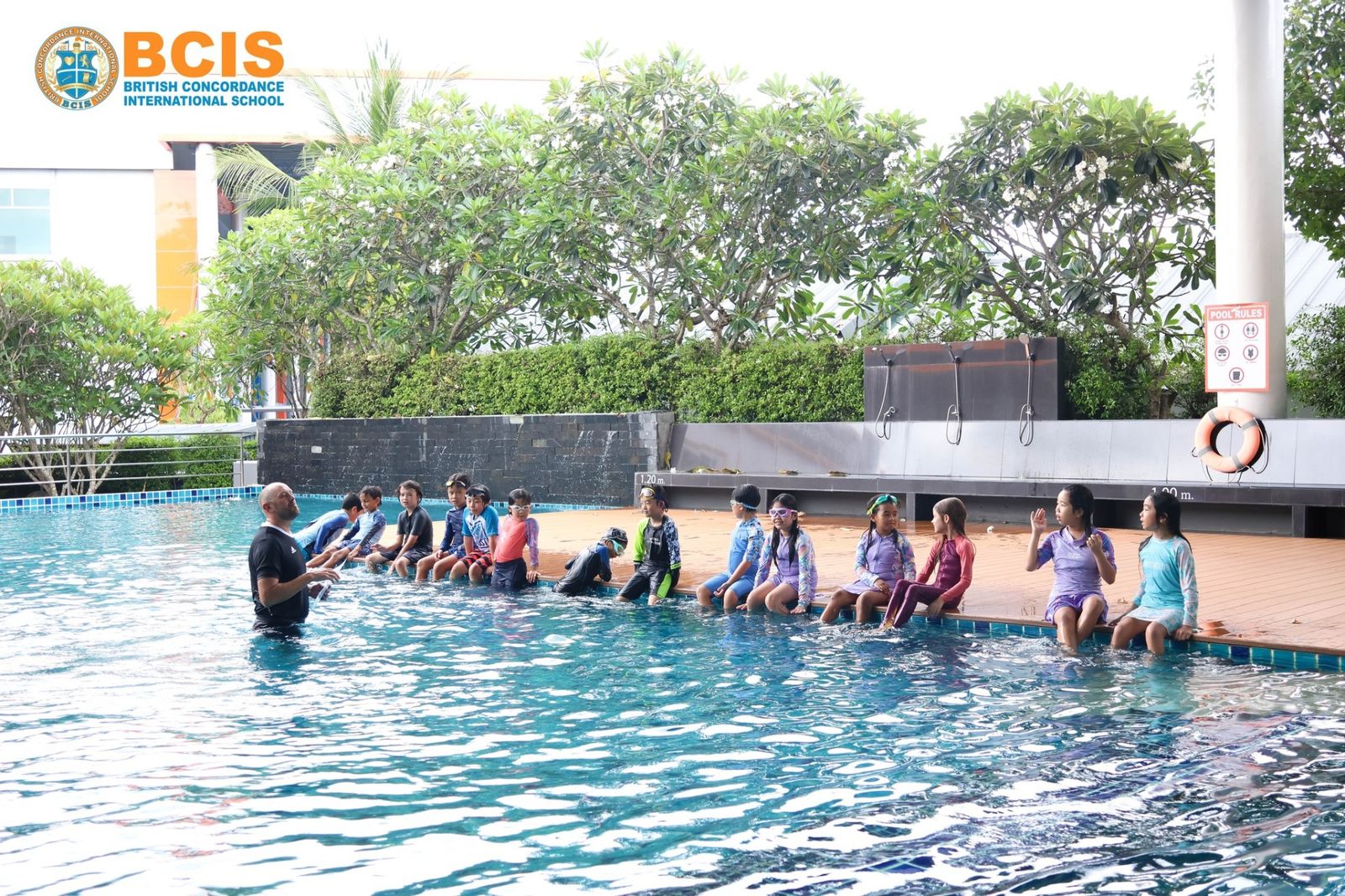 25m Swimming Pool at BCIS international school Chiang Mai